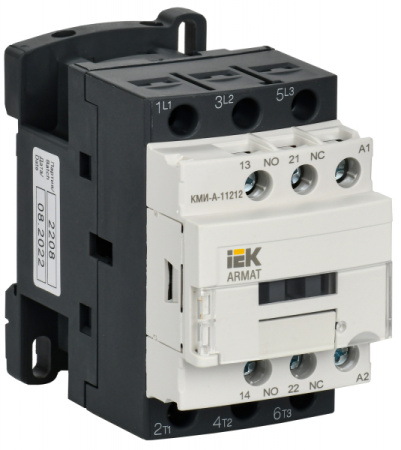 IEK ARMAT Контактор КМИ-А-11212 LC1D 12А 110В/АС3 1НО/1НЗ