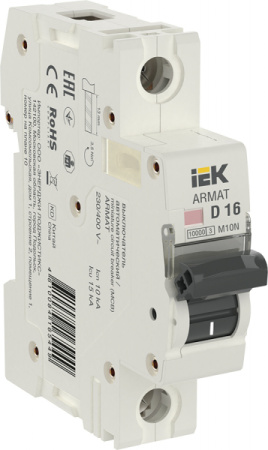 IEK ARMAT Автоматический выключатель M10N 1P D 16А