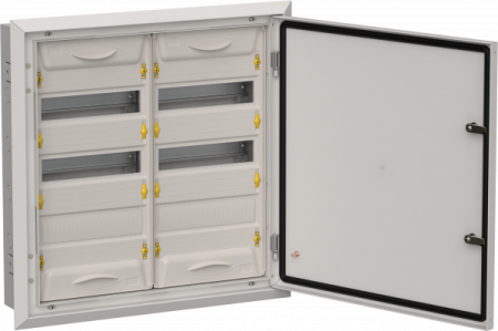 TITAN 5 Корпус мет. ЩРв-72 (2х36) 630х625х130 IP31 сер IEK