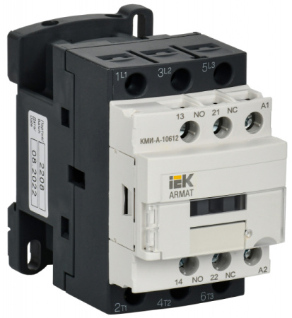 IEK ARMAT Контактор КМИ-А-10612 LC1D 6А 48В/АС3 1НО/1НЗ