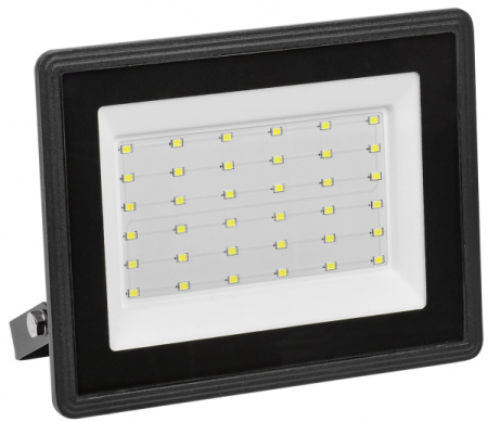IEK Черный Прожектор LED СДО 06-50 IP65 4000 K