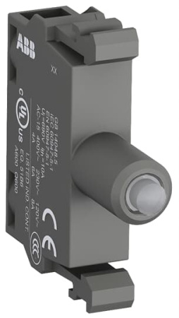 ABB Патрон MLBL-04AW со встроенным светодиодом белый 110-130В AC с защитой от наводок