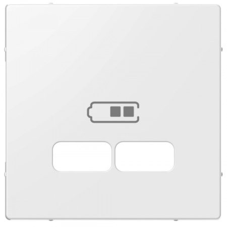 Schneider Electric Merten SM Полярно-Бел Центральная накладка для USB механизма 2,1А