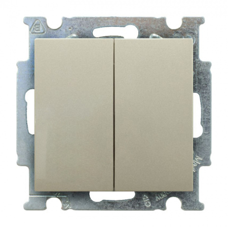 ABB BJB Basic 55 Шамп Переключатель 2-х клавишный