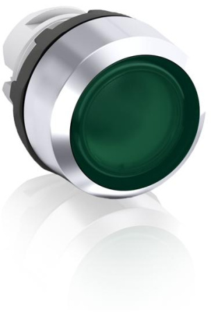 ABB Кнопка MP1-31G зеленая (только корпус) с подсветкой без фиксации