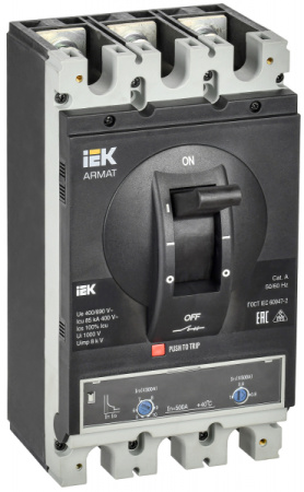 IEK ARMAT Автоматический выключатель в литом корпусе 3P I 85кА 500А ТМ рег.