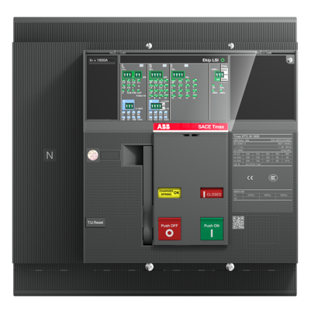 ABB Выключатель автоматический XT7S M 1250 Ekip Dip LS/I In=1250A 4p F F