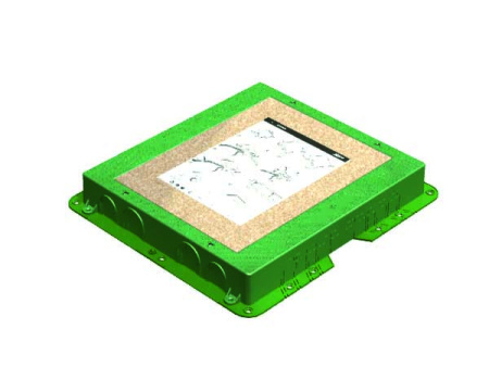 Simon Connect Коробка для монтажа в бетон люков SF400-1, KF400-1, 52050204-035, h-54-89,5мм, 419х384мм, пл