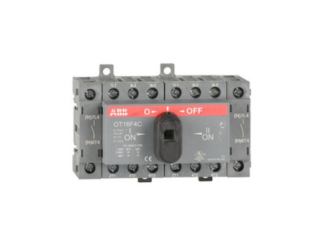 ABB OT16F4C Выключатель-разъединитель реверсивный 4Р 16А с ручкой управления