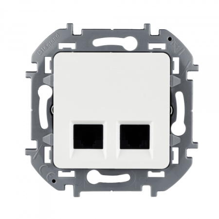 Legrand INSPIRIA Белый Двойная розетка RJ 45 - категория 5e - UTP