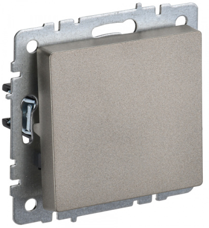 IEK BRITE BASE Шампань Выключатель 1-кл самовозвратный 10А ВС10-1-4-БрШ