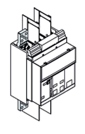 ABB Emax2 Комплект силовых выводов стационарного выключателя EF E1.2 F 3шт