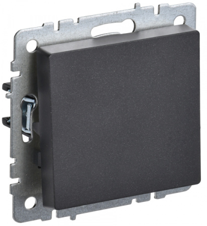 IEK BRITE BASE Черный Выключ. 1-кл самовозвр 10А ВС10-1-4-БрЧ