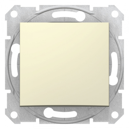 Schneider Electric Sedna Беж Выключатель 1-клавишный 10А (сх.1)
