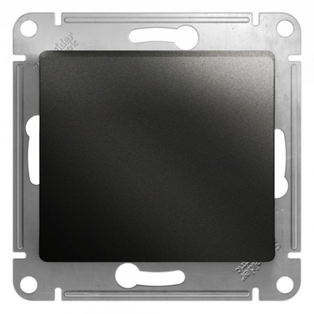 Systeme Electric Glossa Антрацит Переключатель 1-клавишный, сх.6, 10АХ