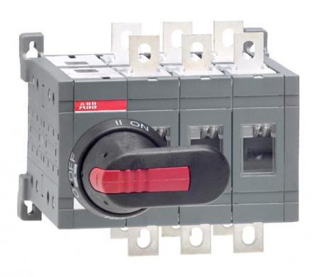 ABB OT160E03CP Выключатель-разъединитель реверс 3Р 160A с ручкой и переходником