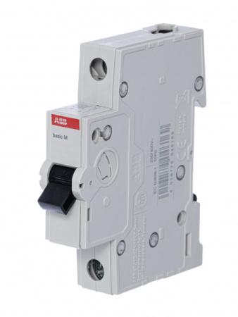 ABB Выключатель автоматический 1P, 25A, C, 4,5кА, BMS411C25
