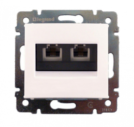 Legrand DIY Valena Крем Розетка RJ11/RJ45 Cat6 UTP