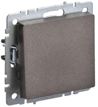IEK BRITE BASE Темн.бронза Выключ. 1-кл. перекр. 10А ВС10-1-3-БрТБ