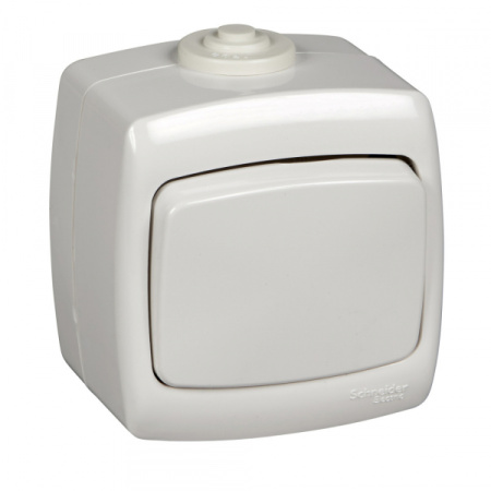 Schneider Electric Wessen Рондо наруж Бел Переключатель 1-клавишный 6А, IP44