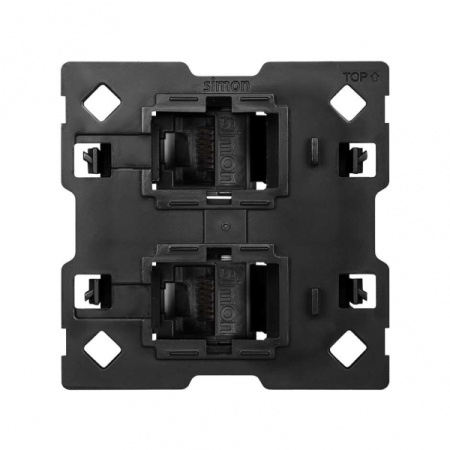 Simon 100 Адаптер на 2 разъема RJ45 формата Keystone и Systimax