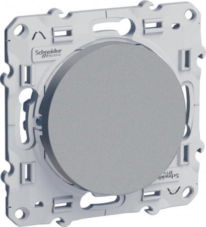 Schneider Electric Odace Алюминий Переключатель 1-клавишный