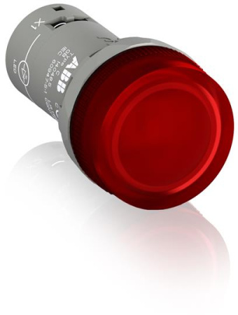 ABB CL2-515R Лампа красная со встроенным светодиодом 110-130В DC
