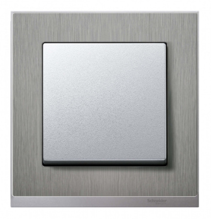 Schneider Electric Merten SM M-Pure Decor Нерж.сталь/Алюминий Рамка 1-ая