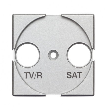 BT Axolute Алюминий Лицевая панель для розеток TV/FM + SAT