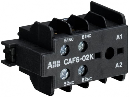 ABB CAF6-02K Контакт дополнительный фронтальный 2НЗ для K6 и KC6