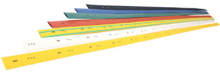 IEK Трубка термоусадочная ТТУ нг-LS 8/4 синяя 1м