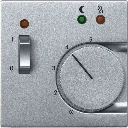 Schneider Electric Merten SM Алюминий Накладка регулятора тёплого пола