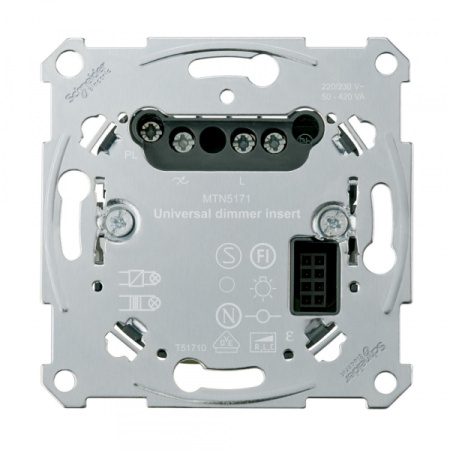 Schneider Electric Merten D-Life PlusLink Механизм универ. диммера 10-420Вт RLC (LED), 1 канал