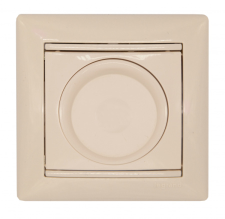 Legrand Valena Classic Слоновая кость Светорегулятор поворотный универсальный 2-проводный 5-300 Вт