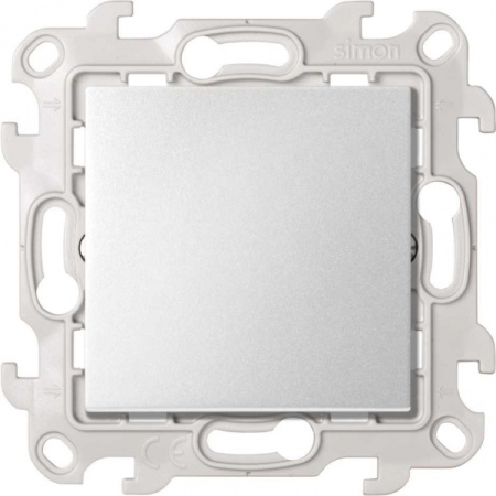 Simon 24 Алюминий Переключатель (проходной) 10AX 250В~ 4