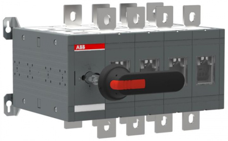 ABB OT8_C Рубильник реверсивный OT800E04CLP (с ручкой) переключение без разрыва тока