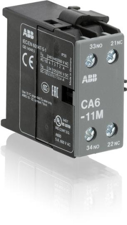 ABB CA6-11M Контакт дополнительный боковой 1НО+1НЗ для В6, В7