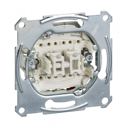 Schneider Electric Merten Механизм QuickFlex Переключателя 2-клавишного кнопочного