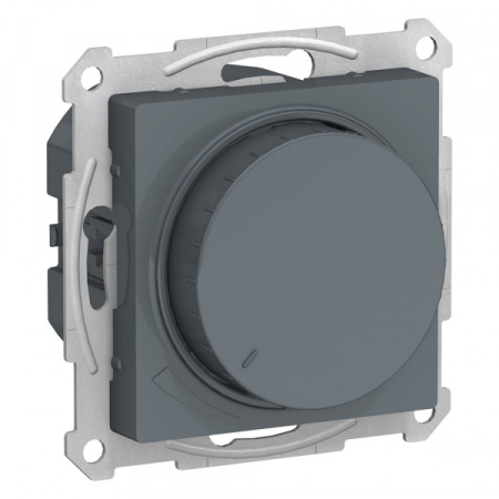 Systeme Electric AtlasDesign Грифель Светорегулятор (диммер) повор-нажим, LED, RC, 400Вт, мех.