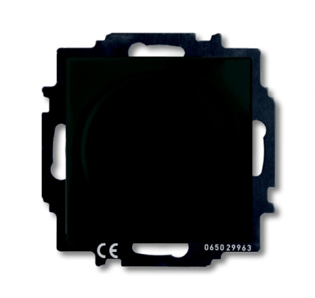 ABB BJB Basic 55 Шато (чёрн) Светорегулятор поворотно-нажимной 60-400 Вт для л/н