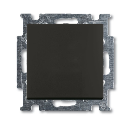 ABB BJB Basic 55 Шато (чёрн) Переключатель 1-клавишный