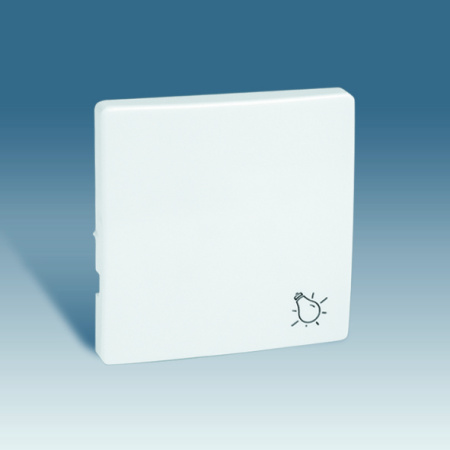 Simon 82 Слоновая кость Накладка с пиктограммой "лампа" для 1-клав. мех., S82,82N