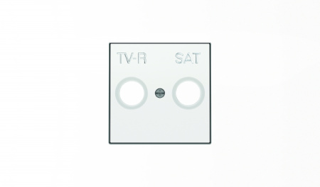 ABB SKY Альпийский белый Накладка для TV-R-SAT розетки