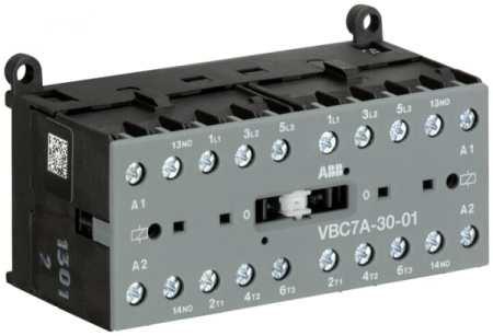 ABB Миниконтактор VBC7A-30-01-01 12A (400В AC3) катушка 24В DС