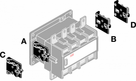 ABB Шина соединительная LY185 для контакторов AF190-AF205