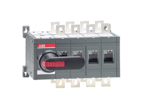 ABB Реверсивный рубильник OT315E04CP до 315А 4-полюсный (в сборе с ручкой и переходником)