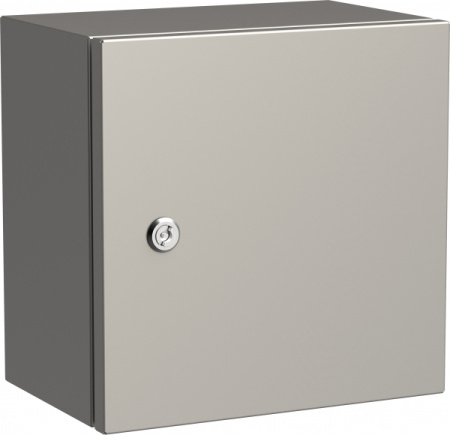 IEK TITAN 5 Корпус метал. ЩМП-30.30.20 (AISI 316) УХЛ1 IP66 300х300х200мм