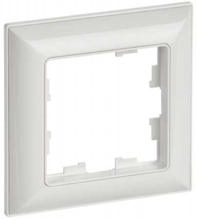 IEK BRITE DECOR Белый 3D-форма Рамка 1-м РУ-1-Бр