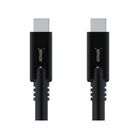 Simon Brico Черный Кабель USB C-C v3.1, 1м