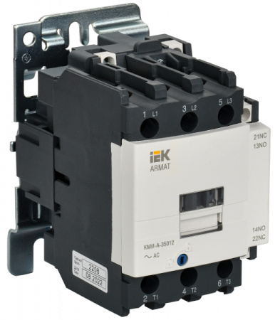 IEK ARMAT Контактор КМИ-А-35012 LC1D 50А 24В/АС3 1НО/1НЗ